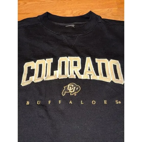 Colorado University Buffaloes Buffs Vintage Cadre Athletic Sweatshirt Size Large - Picture 3 of 9